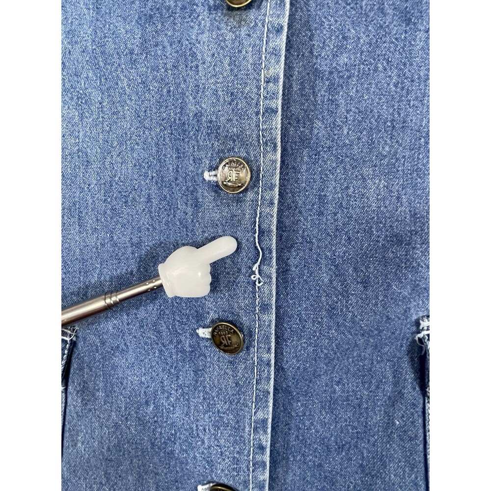 Rafaella Jeans Vintage Denim Jean Dress Women’s Size M Medium Farm - Picture 3 of 10